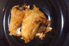 Beef and Black Bean Enchiladas