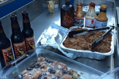 Krispy Kreme Bread Pudding and BBQ Pork Shoulder